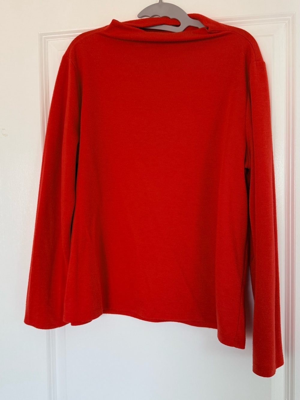 Ann Taylor Red Long Sleeve Tee